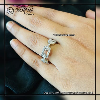 Vs sterling silver cocktail ring 214 3G-9