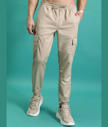 Highlander Regular Men's Joggers - Beige ( Pack of 1 )