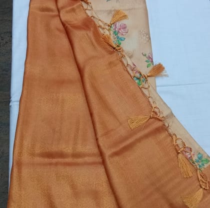 Yellow  Saree
