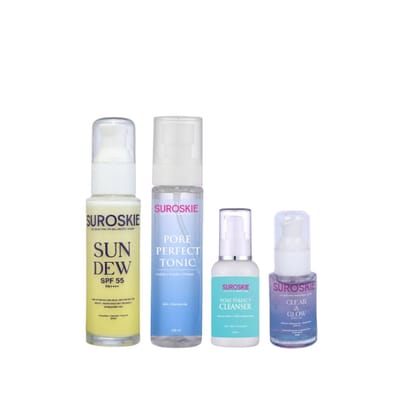 Pore Perfect Cleanser + Pore Perfect Tonic + Acne Gel + Sun Dew