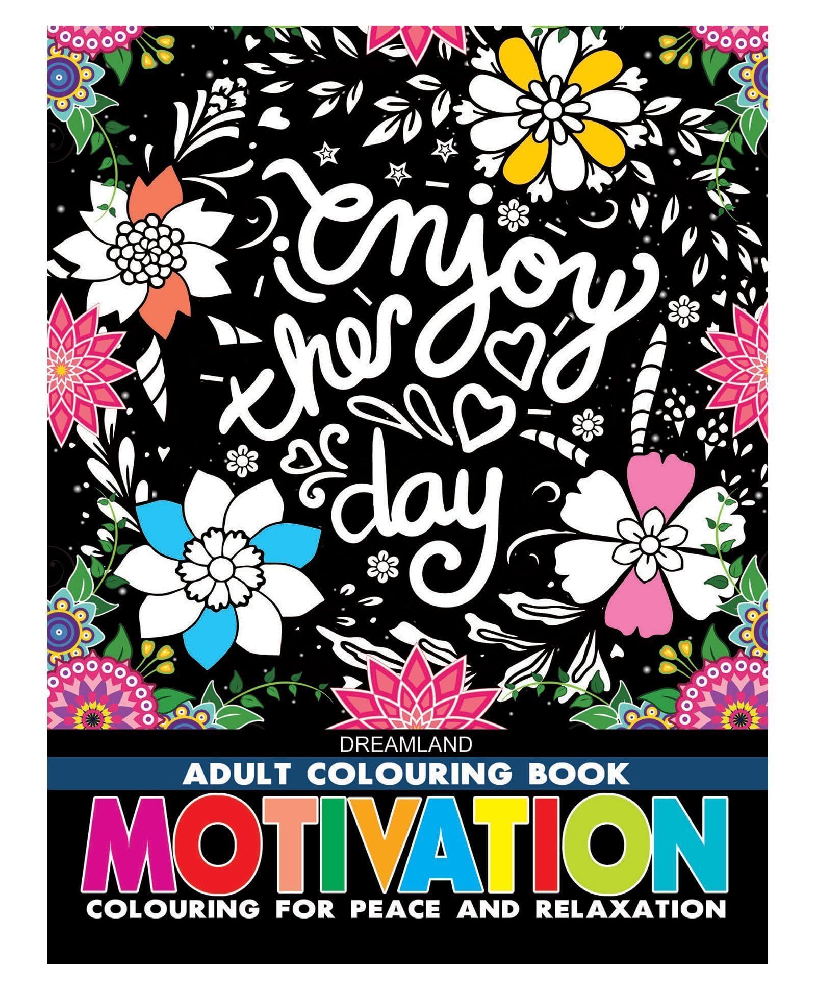 Motivation- Colouring Book for Adults [Paperback] Dreamland Publications
