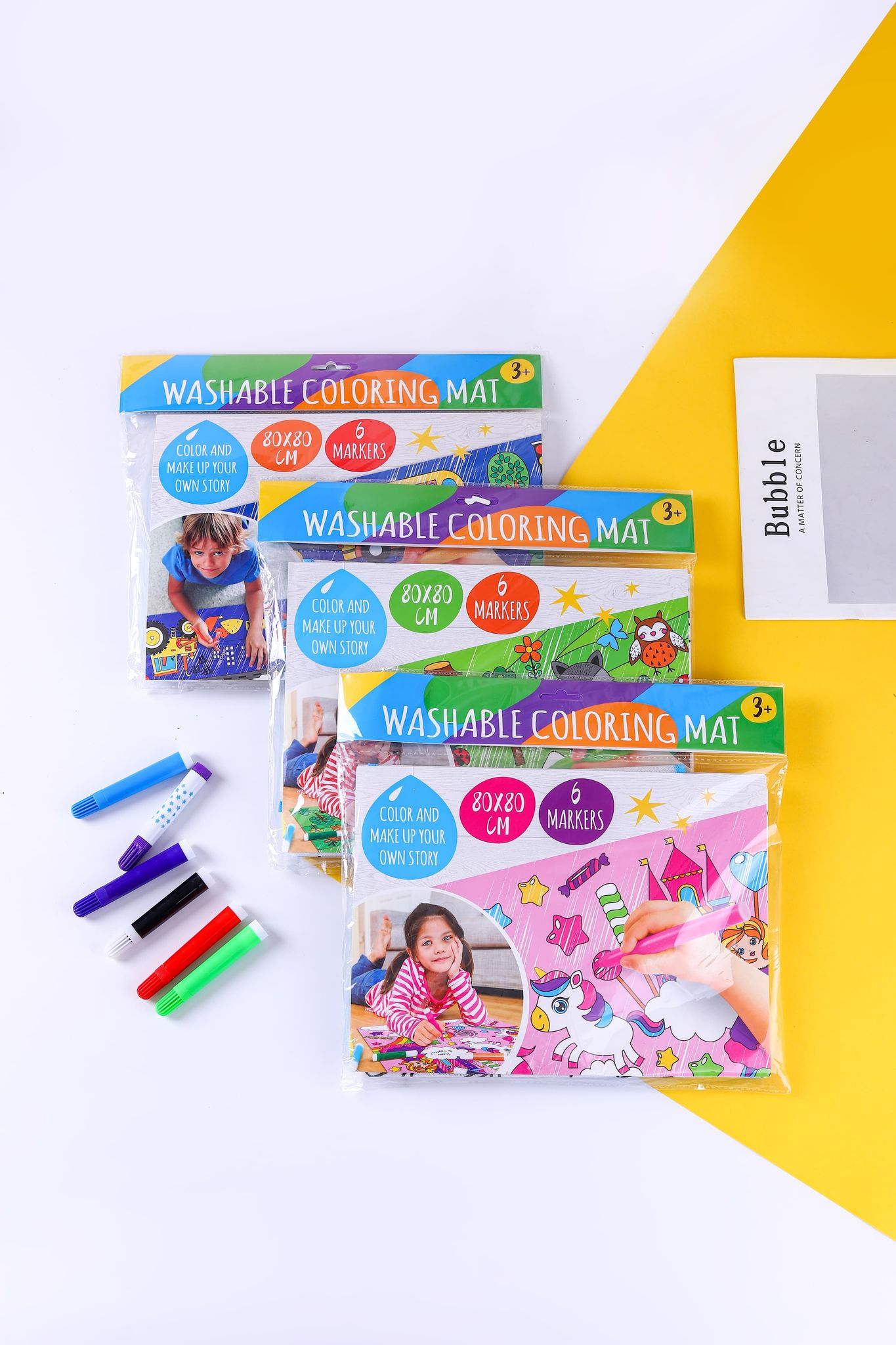 Kids Coloring Mat-Zoo