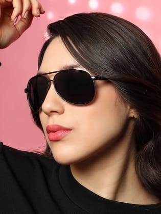 The Classic Aviator Sunglasses - Onyx Black-Sunglass