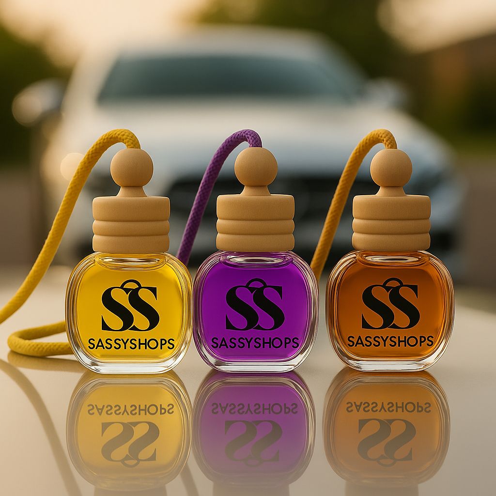 The Sassy Trio – Premium Car Perfume Pack (Set of 3) | Hanging Car Reed Diffuser