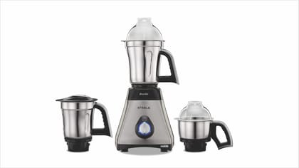 Preethi Steele Max Mixer Grinder for Kitchen| VEGA W5 750 Watt Mixie, 3 Jars | 2yr Prodct Warranty & Lifelong Free Service,Silver/Black (MG-212) Preethi Steele Max Mixer Grinder for Kitchen| VEGA W5 750 Watt Mixie, 3 Jars | 2yr Prodct Warranty & Lifelong