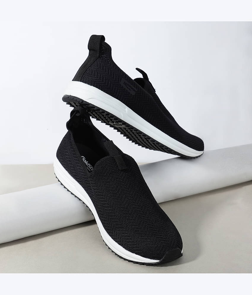 GOLDSTAR Black Men's Sports Running Shoes