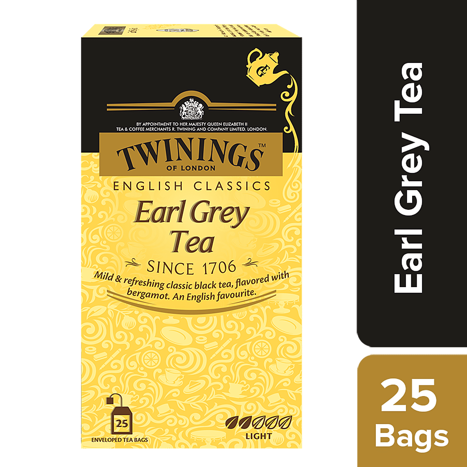 Twinings Earl Grey Tea, 50 g (25 Bags x 2 g each)
