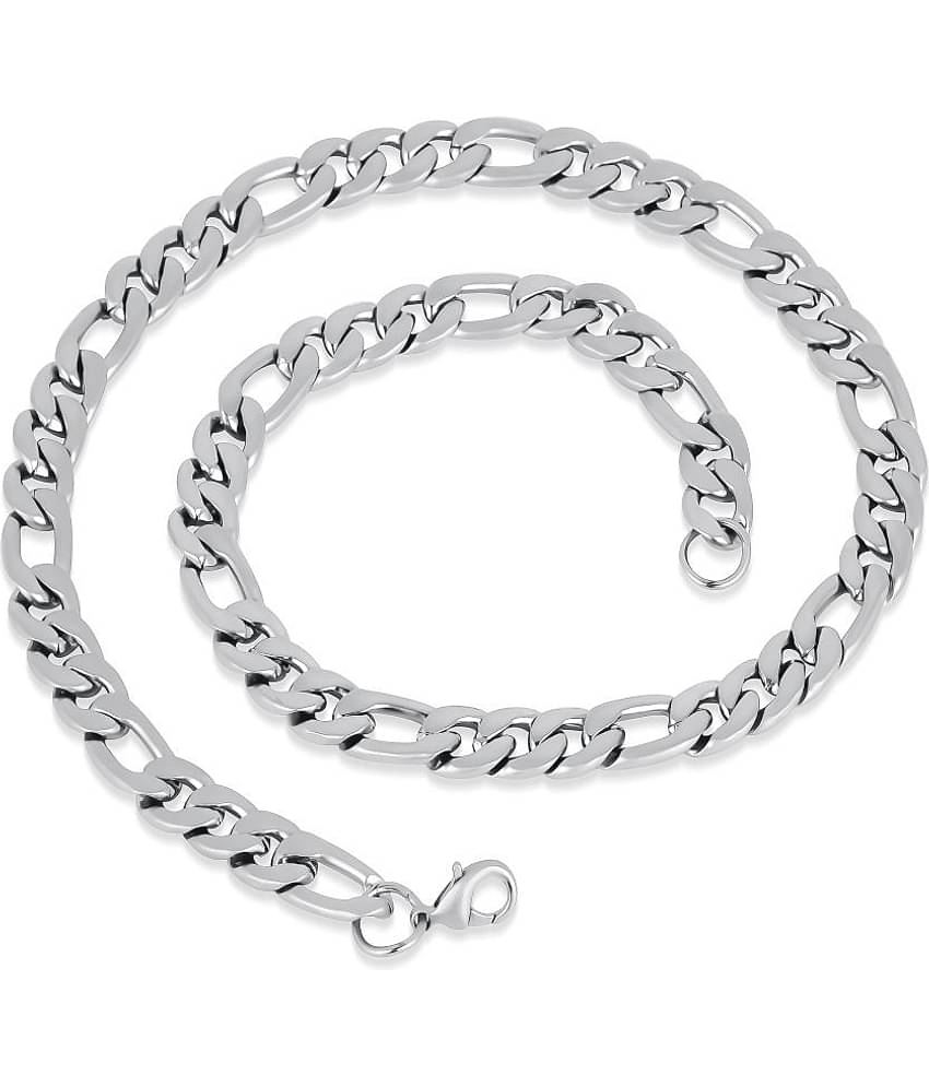 FASHION FRILL Silver Plated Chain ( Set of 1 )