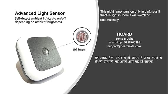 Sensor 'D' Light - 0.5 Watt Led Lamp