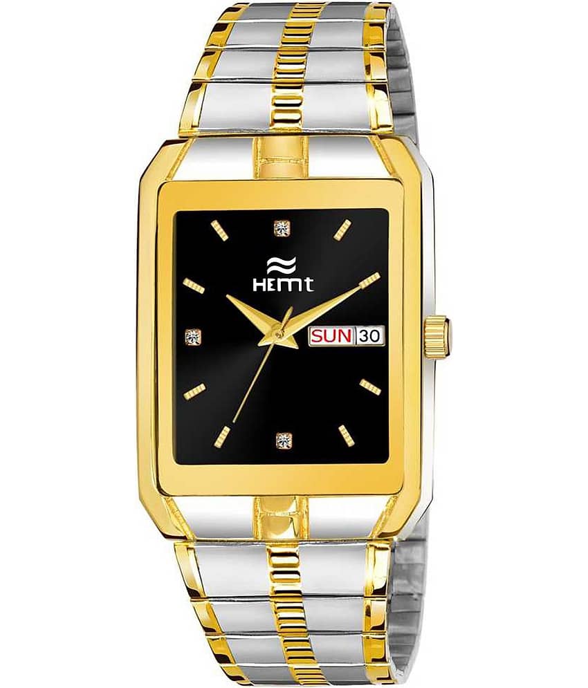Hemt Gold Metal Analog Men's Watch