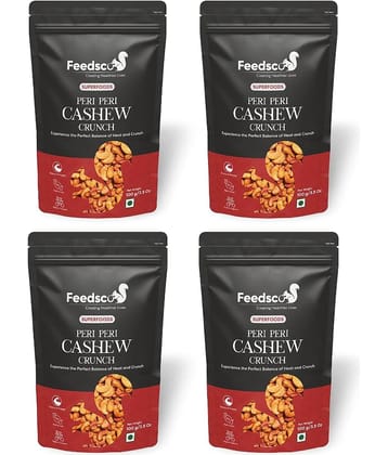 Feedsco Cashew nut (Kaju) 100 Pack of 4
