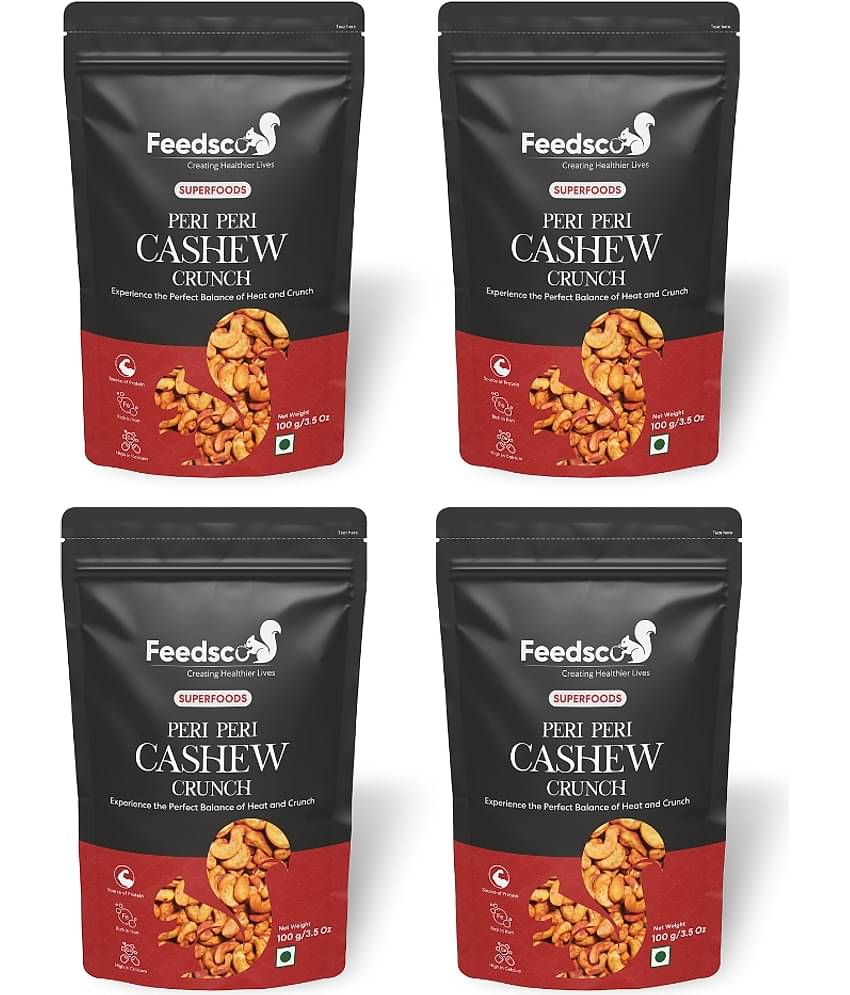 Feedsco Cashew nut (Kaju) 100 Pack of 4