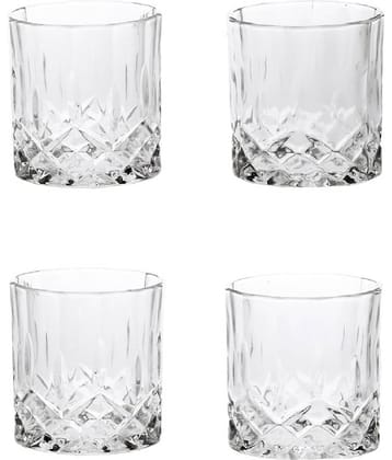 Somil Whisky  Glasses Set,  200 ML - (Pack Of 4)