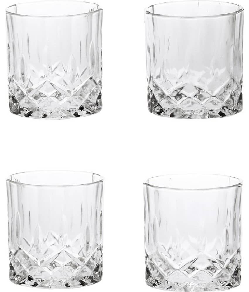 Somil Whisky  Glasses Set,  200 ML - (Pack Of 4)