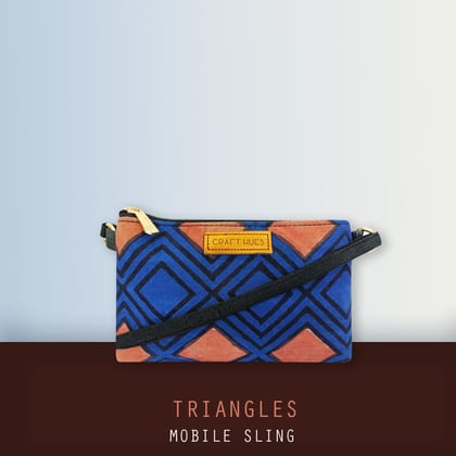 Triangles Mobile Sling Bag