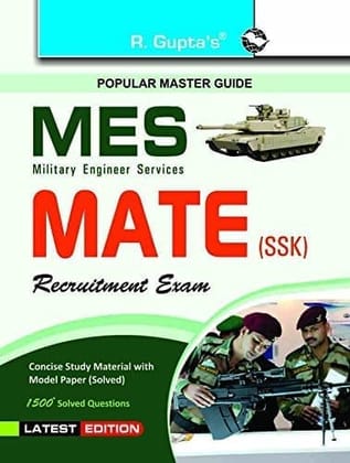 Military Engineering Services: MATE (SSK) Recruitment Exam Guide (MES) [Paperback] [Jan 01, 2016] RPH Editorial Board