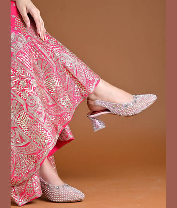 Shoetopia Pink Women's Pumps Heels