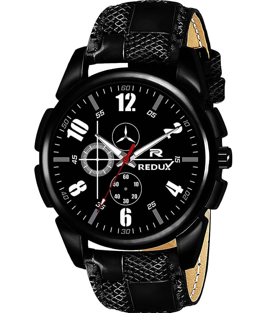 Redux RWS0375S Black Dial Leather Analog Men's Watch