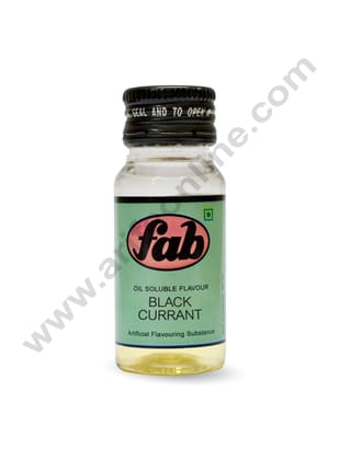 Fab Oil Soluble Flavours - Black Currant (30 ML)