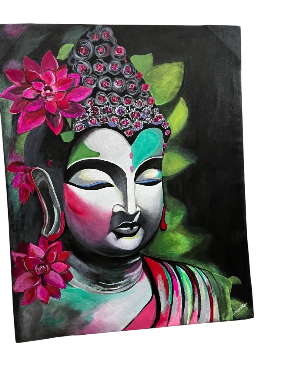 Lord Buddha Meditation Canvas Wall Art - Spiritual Decor
