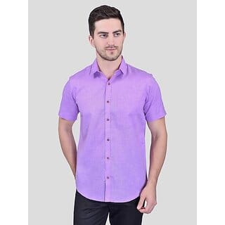 PrintCultr Men Regular Fit Solid Casual Shirt Spread Collar Stylish Everyday Office Wear Shirt