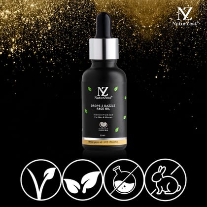 NaturZest Drops 2 Dazzle Face Oil, 30 ml ( anti-aging & scar reducing properties) NaturZest Drops 2 Dazzle Face Oil, 30 ml ( anti-aging & scar reducing properties)