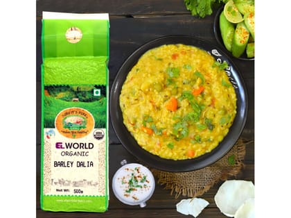 Elworld Agro & Organic Food Products Barley Dalia 500g