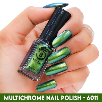 CHROME PRISMATIC NAIL POLISH-6011 HIDDEN FOREST
