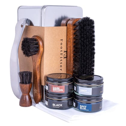Shoe Polish and Brush Set