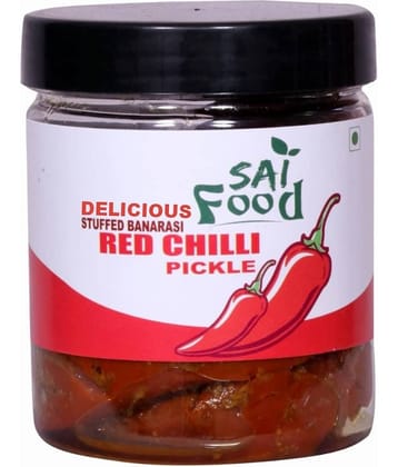 SAi Food DELICIOUS Stuffed Banarasi Red Chilli Pickle Lal mirch ka achar|Traditional Banarasi Flavor Pickle 250 g