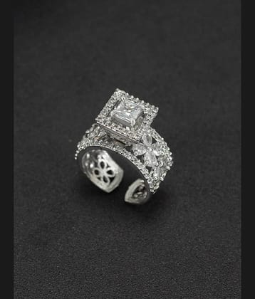 Ak Enterprise Silver Rings ( Pack of 1 )