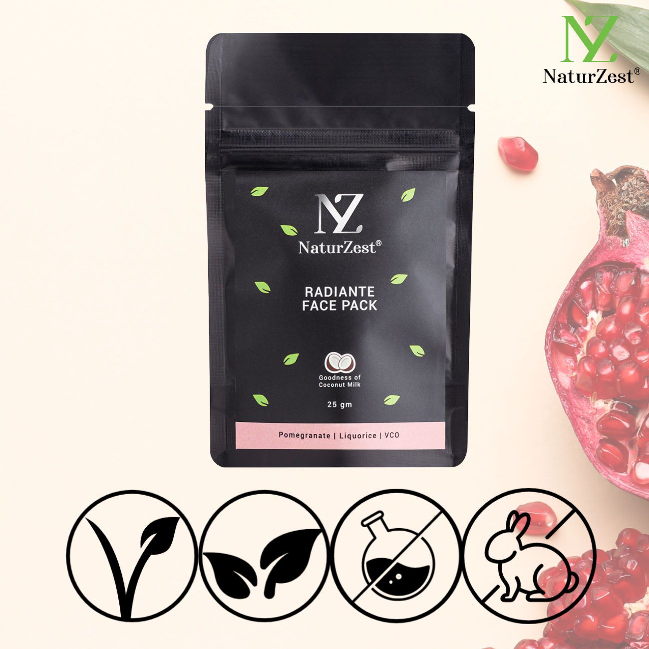 NaturZest Radiante Face Pack, 25 gm