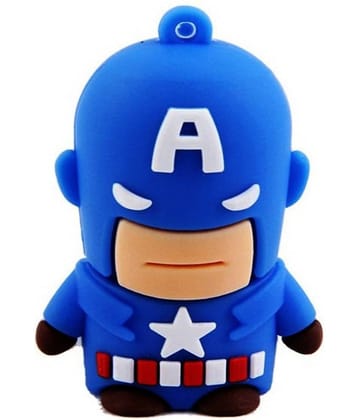 Pankreeti PKT480 Captain America 16GB USB 2.0 Fancy Pendrive Pack of 1