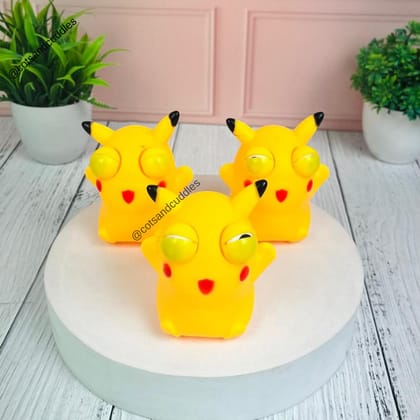 Eye-Popping Pikachu Out Squeeze Toy for Kids