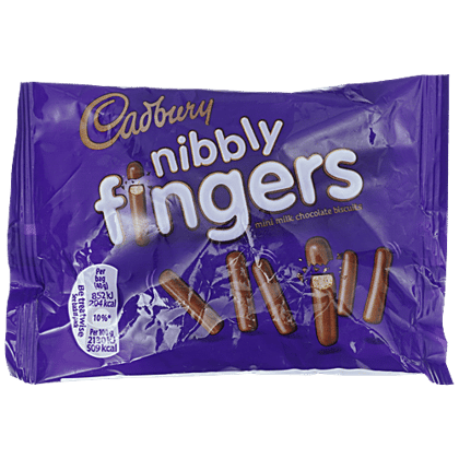 Cadbury Nibbly Fingers - Crisp Mini Biscuits Coated In Milk Chocolate, 40 g