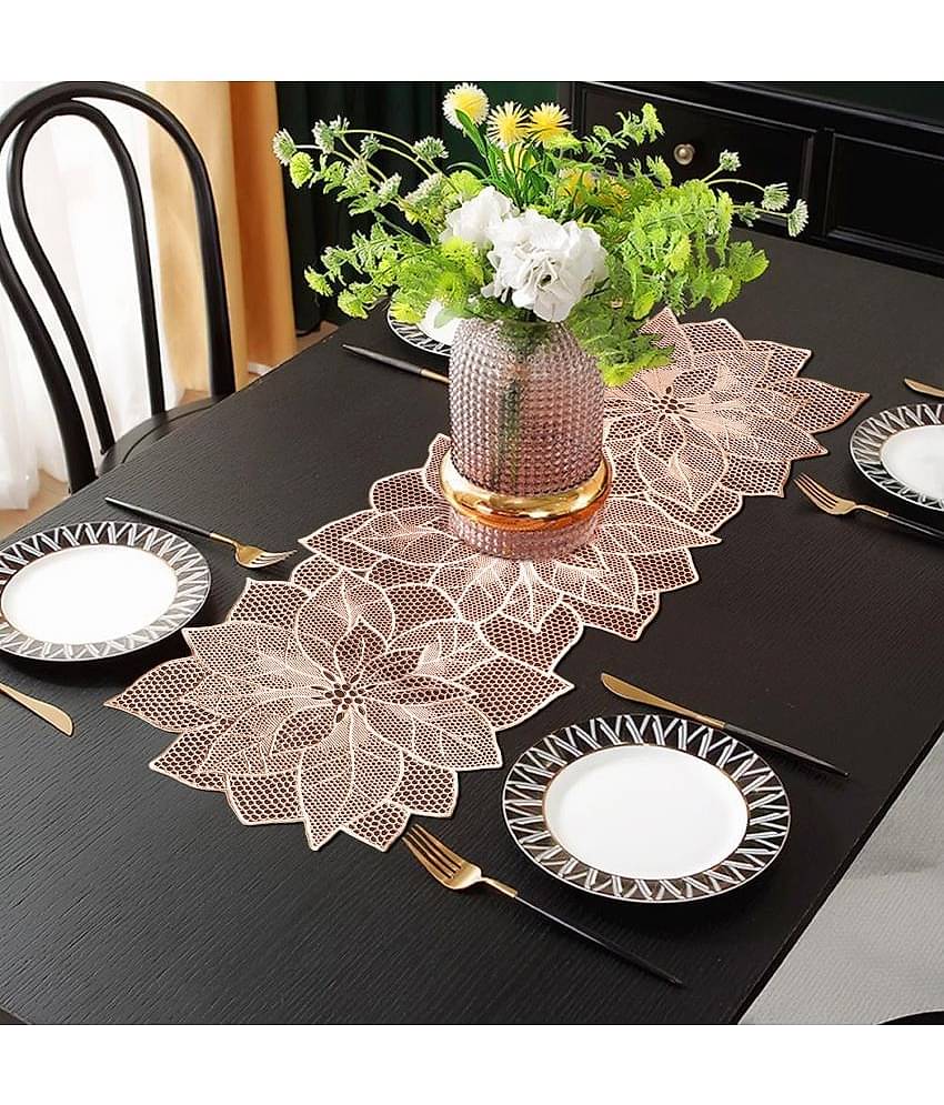 PVC 4 Seater Table Runner ( 92 cm x 33 cm ) Single - Copper