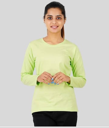 ferocious Women Cotton Solid Regular Fit Round Neck T-Shirt ( Black )