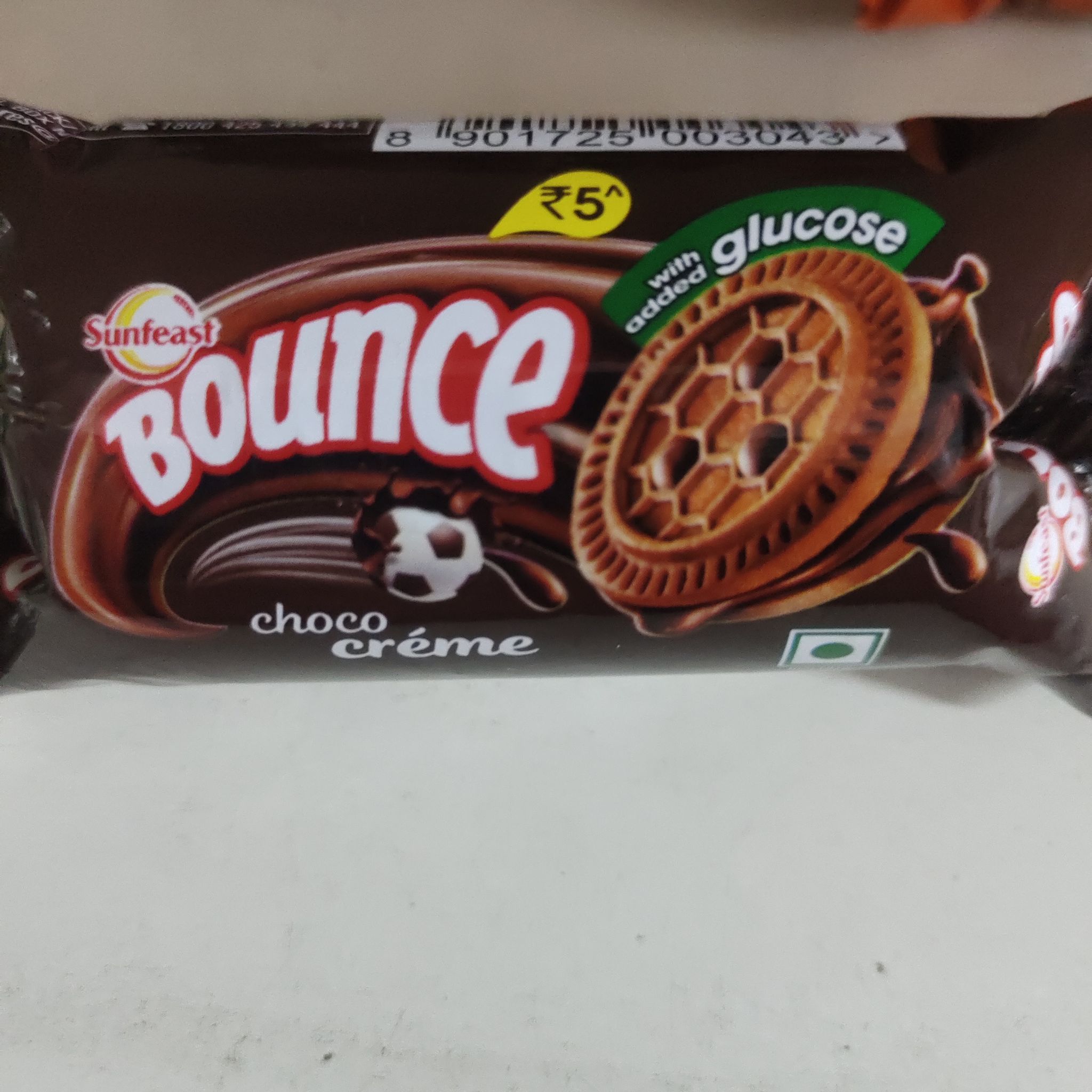 Sunfeast bounce choco cream 