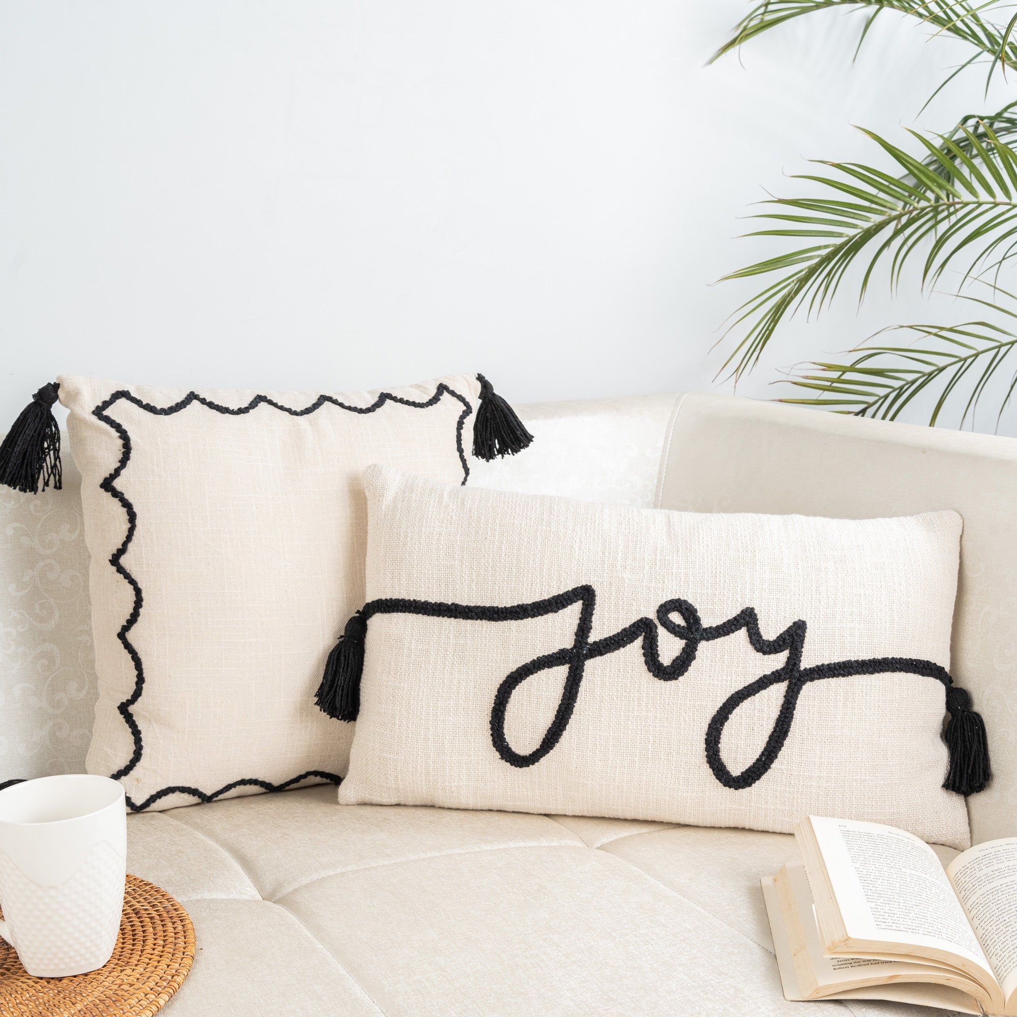 Artisanal Joy Cushion Covers - Set Of Two-16"x16" / 12"x20"