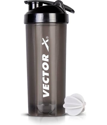 Vector X - Plastic Black 700 mL Shaker ( Pack of 1 )