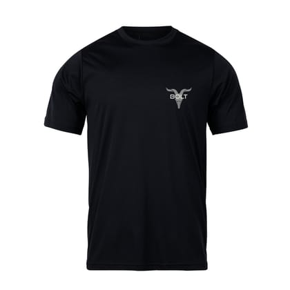 Bolt Active Half Sleeve Tee Sweat Wicking & Gym Ready-XXL