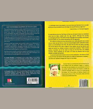TWO BOOK SET,THE POWER OF YOUR SUBCONCIOUS MIND BY JOSEPH MURPHYANDTHE POWER OF NOW BY ECKHART TOLLE.