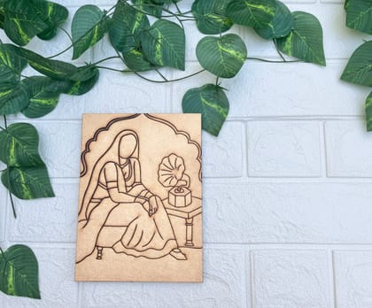 Dbeautify's DIY Traditional Painting – Gramophone Lady