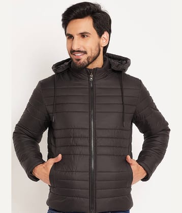 VERO AMORE Polyester Men's Quilted & Bomber Jacket - Black ( Pack of 1 )