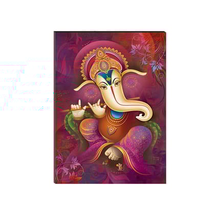 6MM MDF Lord Ganesha Satin Matt Texture UV Art Painting