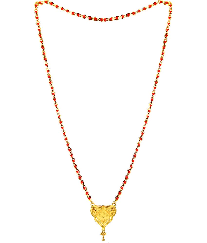 Shankhraj Mall Gold Plated Letest & Designer Mangalsutra For Women-100281