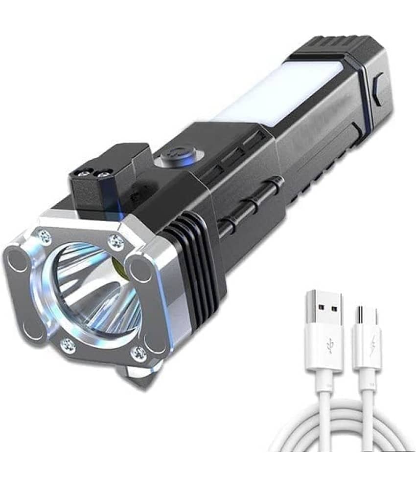 CHARKEE - 5W Rechargeable Flashlight Torch ( Pack of 1 )