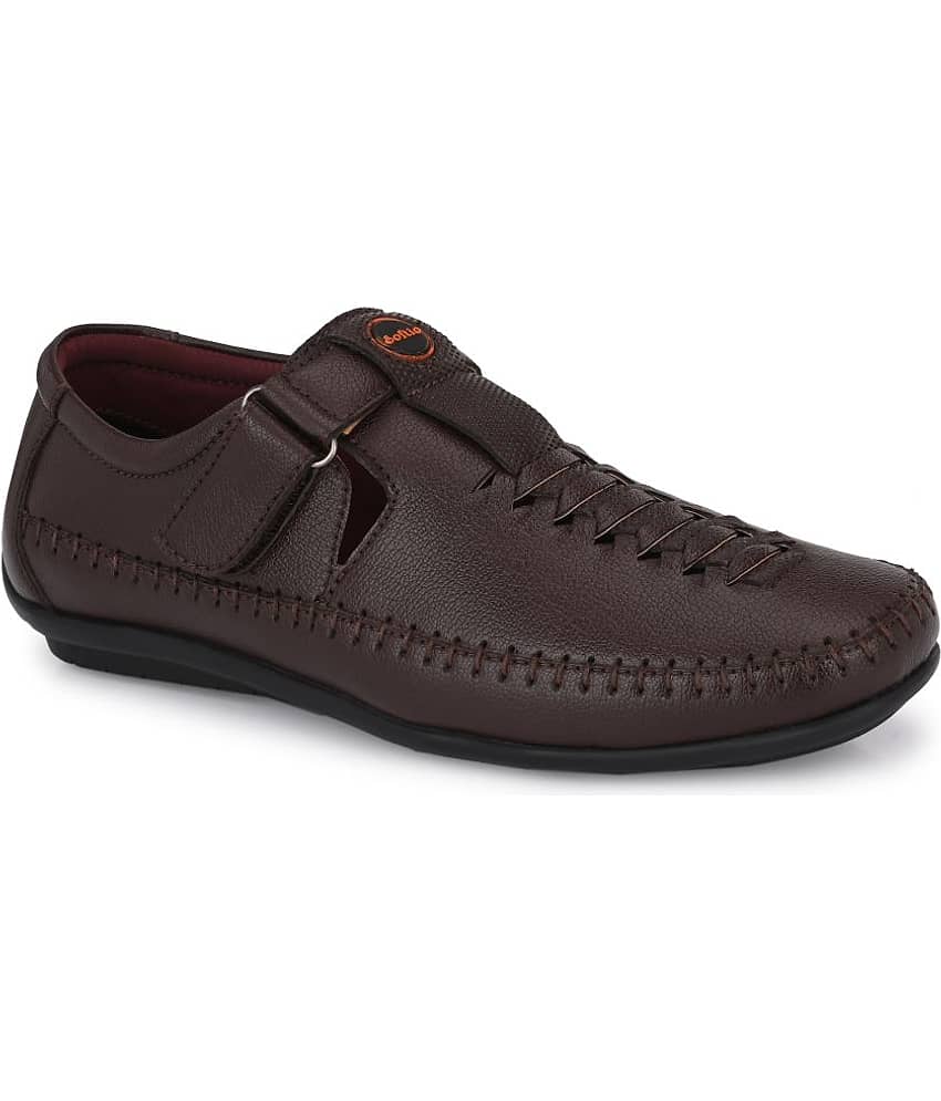 softio - Brown Men's Sandals
