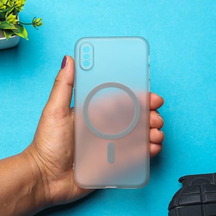 Clayish Paper Matte Magsafe Case for Apple Iphone Xs Max