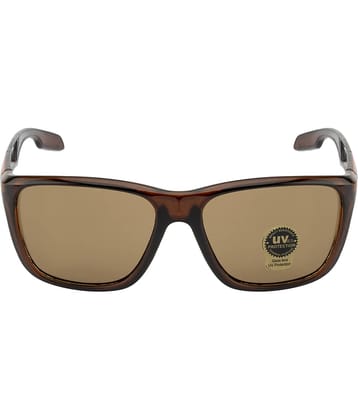 Fair-X Brown Square Sunglasses ( Pack of 1 )